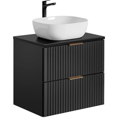 PETITS-MEUBLES Adriel 60cm Szafka łazienkowa - Zawieszona, Dwa szuflady PETITS-MEUBLES Adriel 60cm Szafka łazienkowa - Zawieszona, Dwa szuflady