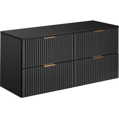 PETITS-MEUBLES Adriel Czarny mebel łazienkowy - Mebel łazienkowy PETITS-MEUBLES Adriel Czarny mebel łazienkowy - Mebel łazienkowy