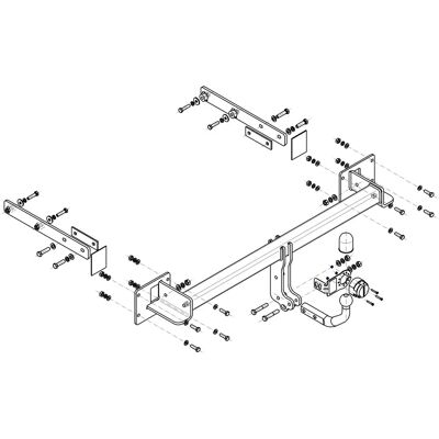 STEINHOF M-146 Attelage pour Mercedes-Benz R STEINHOF M-146 Attelage pour Mercedes-Benz R
