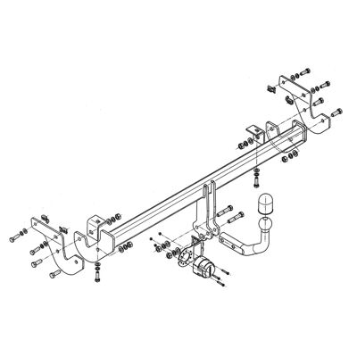 Άγκιστρο ρυμούλκησης STEINHOF P-019 - Μέγιστο 1300kg, 55kg κάθετα για PEUGEOT 208 I Άγκιστρο ρυμούλκησης STEINHOF P-019 - Μέγιστο 1300kg, 55kg κάθετα για PEUGEOT 208 I