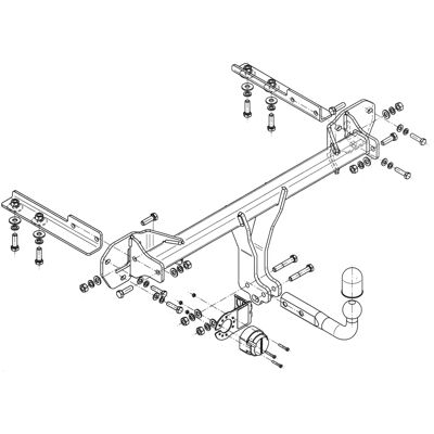 STEINHOF S-397 Ράβδος ρυμούλκησης - Για Subaru XV I STEINHOF S-397 Ράβδος ρυμούλκησης - Για Subaru XV I