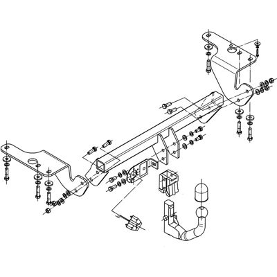 STEINHOF T-099 Enganche de remolque - Trailer Hitch STEINHOF T-099 Enganche de remolque - Trailer Hitch