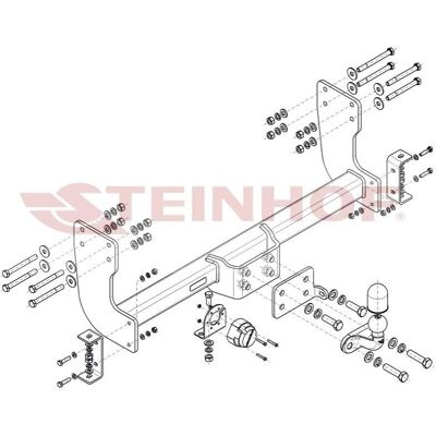 Steinhof - V-037 - Flange Neck - MAN TGX - Tow Bar Steinhof - V-037 - Flange Neck - MAN TGX - Tow Bar
