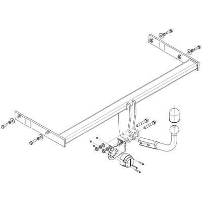 STEINHOF V-066 Anhängerkupplung - Robust, Korrosionsbeständig, e20 Homologation STEINHOF V-066 Anhängerkupplung - Robust, Korrosionsbeständig, e20 Homologation