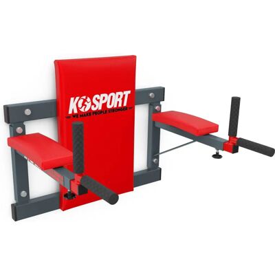 K-Sport Dip station - Na ścianę, Regulowane uchwyty, Wytrzymała stal - Dip station K-Sport Dip station - Na ścianę, Regulowane uchwyty, Wytrzymała stal - Dip station