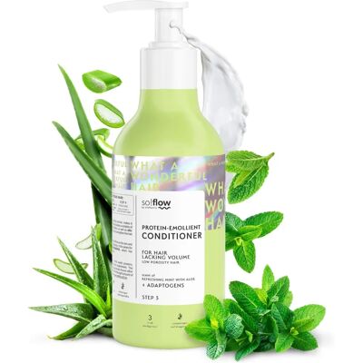 So!Flow - Après-shampoing émollient-protéiné pour cheveux à faible porosité - Publicité So!Flow - Après-shampoing émollient-protéiné pour cheveux à faible porosité - Publicité