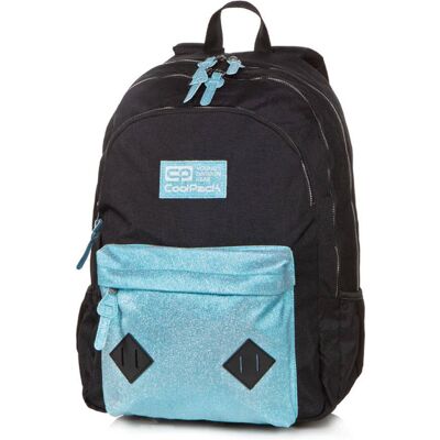 Mochila Hippie Blue Glitter CoolPack - Volta às aulas Mochila Hippie Blue Glitter CoolPack - Volta às aulas