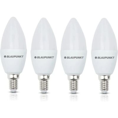 Blaupunkt LED E14 Light Bulb - Candle - Daylight Lighting - 7W - Small Edison Sc Blaupunkt LED E14 Light Bulb - Candle - Daylight Lighting - 7W - Small Edison Sc