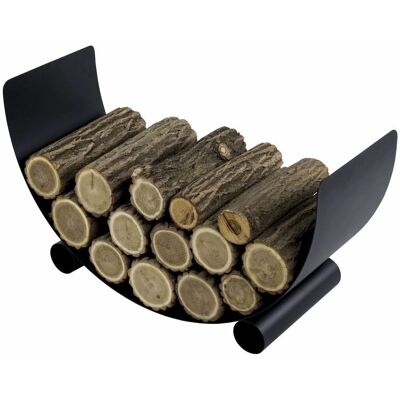 FARM COOK - Turyn - Schwarzer Stahl - Ø80cm - Holzregal FARM COOK - Turyn - Schwarzer Stahl - Ø80cm - Holzregal