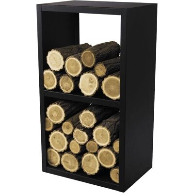 FARM COOK - LOLI - Schwarz - 45x30x80 cm - Firewood rack FARM COOK - LOLI - Schwarz - 45x30x80 cm - Firewood rack