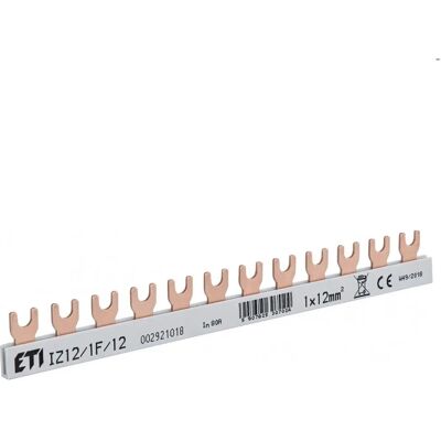 ETI Barra colectora IZ12 1F 12 80A - Busbar ETI Barra colectora IZ12 1F 12 80A - Busbar