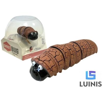 Lean Toys Infrarot Raupe - Spielzeug Raupe, Hindernisvermeidung, Braun Lean Toys Infrarot Raupe - Spielzeug Raupe, Hindernisvermeidung, Braun