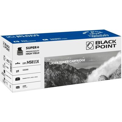 Cartouche de toner Black Point LBPLMS811X - Fournitures d'imprimante - Publicité Cartouche de toner Black Point LBPLMS811X - Fournitures d'imprimante - Publicité
