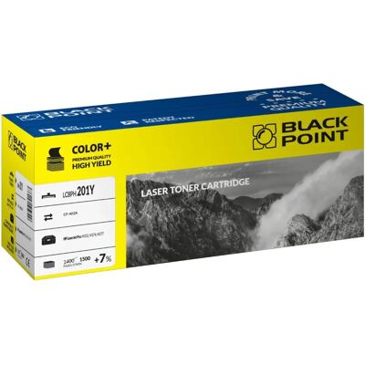 Cartouche de toner jaune Black Point LCBPH201Y - Fournitures pour imprimantes - Publicité Cartouche de toner jaune Black Point LCBPH201Y - Fournitures pour imprimantes - Publicité