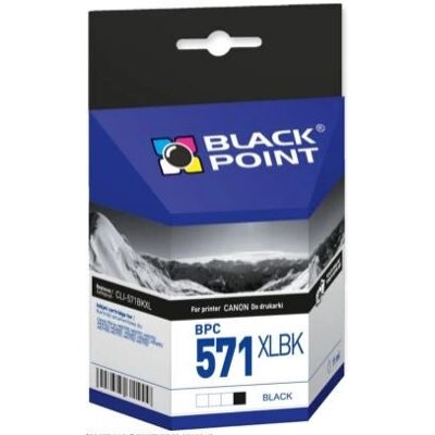 Black Point BPC571XLBK - Czarny tusz do drukarek - 810 stron Black Point BPC571XLBK - Czarny tusz do drukarek - 810 stron