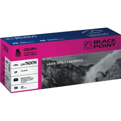 Cartouche de toner Black Point LCBPBTN247M - Magenta - Compatible - 2300 pages - Publicité Cartouche de toner Black Point LCBPBTN247M - Magenta - Compatible - 2300 pages - Publicité
