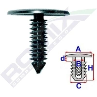 ROMIX ROM B22003 Protection/Clips - Moteur/Encastrement ROMIX ROM B22003 Protection/Clips - Moteur/Encastrement