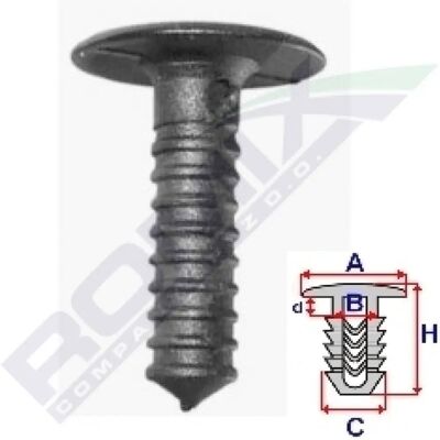 Romix ROM 58204Z Clips - Packung mit 10 Romix ROM 58204Z Clips - Packung mit 10