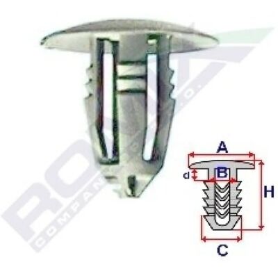 ROMIX ROM A14545 - Schutzteile und Befestigungen - 25 Stück ROMIX ROM A14545 - Schutzteile und Befestigungen - 25 Stück