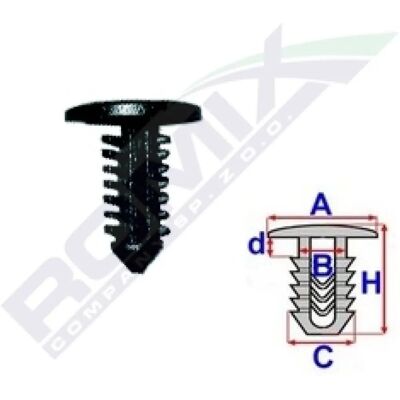 ROMIX ROM C10089 - Clip de cable - 10 piezas ROMIX ROM C10089 - Clip de cable - 10 piezas