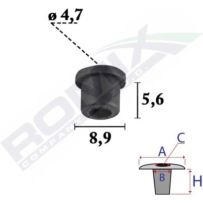 ROMIX C60770 Clip per modanature carrozzeria - Clip per modanature carrozzeria ROMIX C60770 Clip per modanature carrozzeria - Clip per modanature carrozzeria