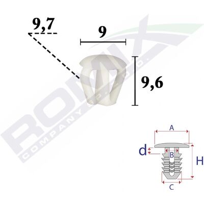 ROMIX C70633 Clip - Sichere Befestigung für verschiedene Oberflächen ROMIX C70633 Clip - Sichere Befestigung für verschiedene Oberflächen