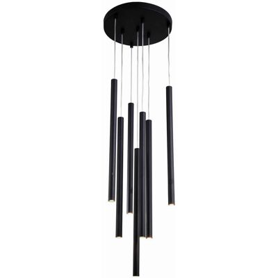 Suspension Noire Lungo 7 - Light Prestige - Publicité Suspension Noire Lungo 7 - Light Prestige - Publicité