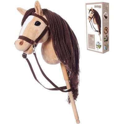 HOPPIHORSE A3 Beige - Cavallo a Bacchetta - Edizione Sportiva HOPPIHORSE A3 Beige - Cavallo a Bacchetta - Edizione Sportiva