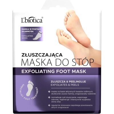 L'biotica Fodplejemaske - Eksfolierende Peeling - 40ml L'biotica Fodplejemaske - Eksfolierende Peeling - 40ml