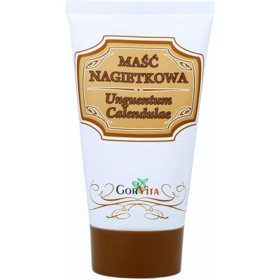 GORVITA Maść nagietkowa - Mikrouszkodzenia Leczenie - 130 ml GORVITA Maść nagietkowa - Mikrouszkodzenia Leczenie - 130 ml