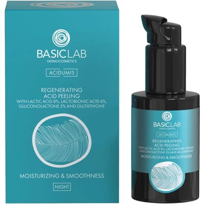 BasicLab Acidumis Feuchtigkeitspeeling - Trockene Haut - Gesichtsexfoliant BasicLab Acidumis Feuchtigkeitspeeling - Trockene Haut - Gesichtsexfoliant