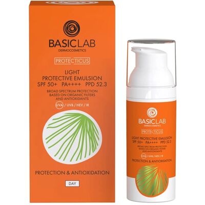 BasicLab Protectius Light SPF 50+ Emulsion - Sun Protection BasicLab Protectius Light SPF 50+ Emulsion - Sun Protection