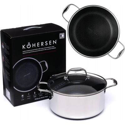 Cazuela de Acero Inoxidable y Aluminio Kohersen 24cm - 4,9L Cazuela de Acero Inoxidable y Aluminio Kohersen 24cm - 4,9L