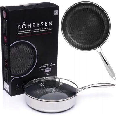 Sartén Kohersen Plateada - Sartén para inducción y gas Sartén Kohersen Plateada - Sartén para inducción y gas