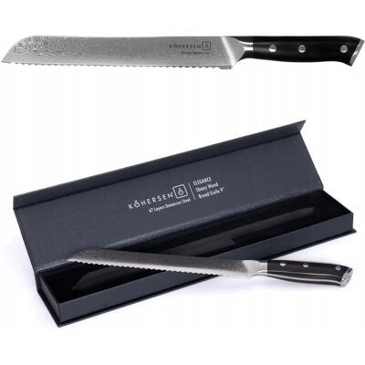 Cuchillo de pan Kohersen Madera de ébano - 22,9cm - Cuchillo de pan Cuchillo de pan Kohersen Madera de ébano - 22,9cm - Cuchillo de pan