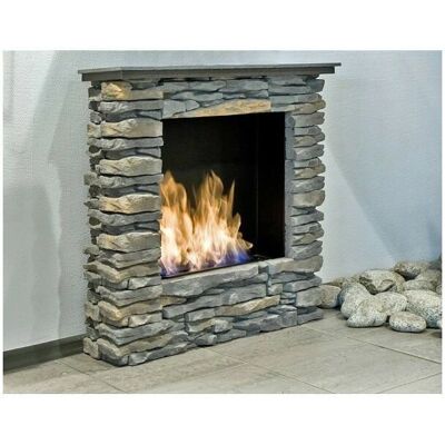 OutInFire Pierre Ancienne 250 - Cheminée Bioéthanol - Autoportante, Décor en Pierre, Flamme Ajustable - Publicité OutInFire Pierre Ancienne 250 - Cheminée Bioéthanol - Autoportante, Décor en Pierre, Flamme Ajustable - Publicité