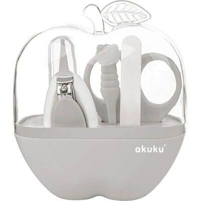 Akuku Grau Pflege-Set - Nagel- & Pflege-Set für Zuhause & Reise Akuku Grau Pflege-Set - Nagel- & Pflege-Set für Zuhause & Reise