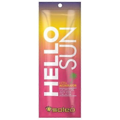 Accélérateur de Bronzage Soleo Hello Sun Ultra Intense - Pack de 10 Sachets - Publicité Accélérateur de Bronzage Soleo Hello Sun Ultra Intense - Pack de 10 Sachets - Publicité