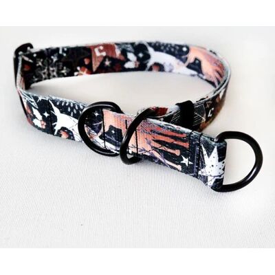 Deer Calls - Szerokość 2,5 cm - Czarny akcenty - L/XL - Obroża Deer Calls - Szerokość 2,5 cm - Czarny akcenty - L/XL - Obroża