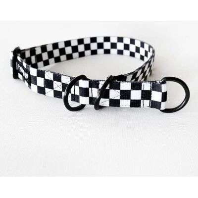 Psiakrew - Checker - Czarny - Szachownica - Collar Psiakrew - Checker - Czarny - Szachownica - Collar