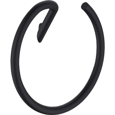 Neuesbad - Serie 600 - negro mate - Anillo de toalla Neuesbad - Serie 600 - negro mate - Anillo de toalla