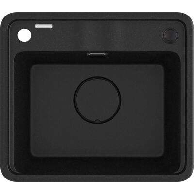 Deante Momi Granitspüle Graphit Metall 1k 440x500x230 mm - Küchenspüle Deante Momi Granitspüle Graphit Metall 1k 440x500x230 mm - Küchenspüle