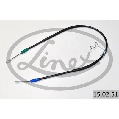 LINEX Model 15.02.51 Parking Brake Cable - Right Front LINEX Model 15.02.51 Parking Brake Cable - Right Front