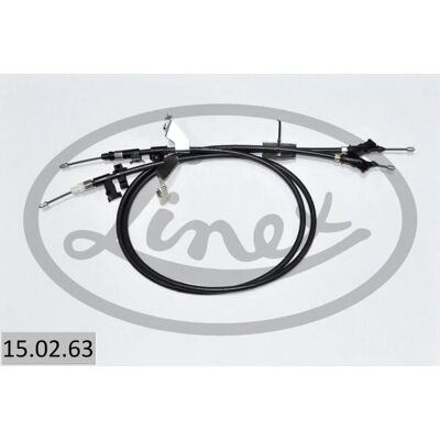 LINEX 15.02.63 Bageste parkeringsbremsekabel - Kabel til håndbremsen LINEX 15.02.63 Bageste parkeringsbremsekabel - Kabel til håndbremsen