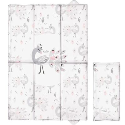 Ceba Tapis à langer Pliable 60x40cm Paon - Tapis à langer - Publicité Ceba Tapis à langer Pliable 60x40cm Paon - Tapis à langer - Publicité