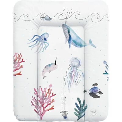 CEBA Monde Aquarelle Océan Tapis à langer - Tapis à langer - Publicité CEBA Monde Aquarelle Océan Tapis à langer - Tapis à langer - Publicité