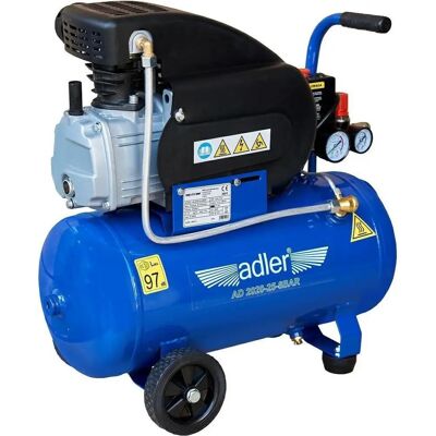 Adler Kompressor - AD 2020-25-8bar 24L 8 Bar 230V - Kompressor Adler Kompressor - AD 2020-25-8bar 24L 8 Bar 230V - Kompressor