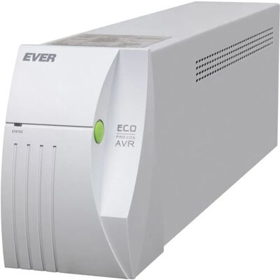 Ever Eco Pro 1200 AVR CDS - Gruppo di Continuità - 2 Prese - Bianco - 780W Ever Eco Pro 1200 AVR CDS - Gruppo di Continuità - 2 Prese - Bianco - 780W