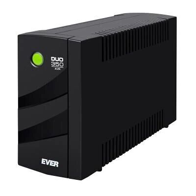 Ever DUO 350 AVR SAI - Sistema de alimentación ininterrumpida 0,35 kVA 2 salidas Ever DUO 350 AVR SAI - Sistema de alimentación ininterrumpida 0,35 kVA 2 salidas