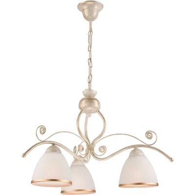 Lamkur Lighting Retro Mehrarm Pendelleuchte Weiß - Deckenleuchte Lamkur Lighting Retro Mehrarm Pendelleuchte Weiß - Deckenleuchte